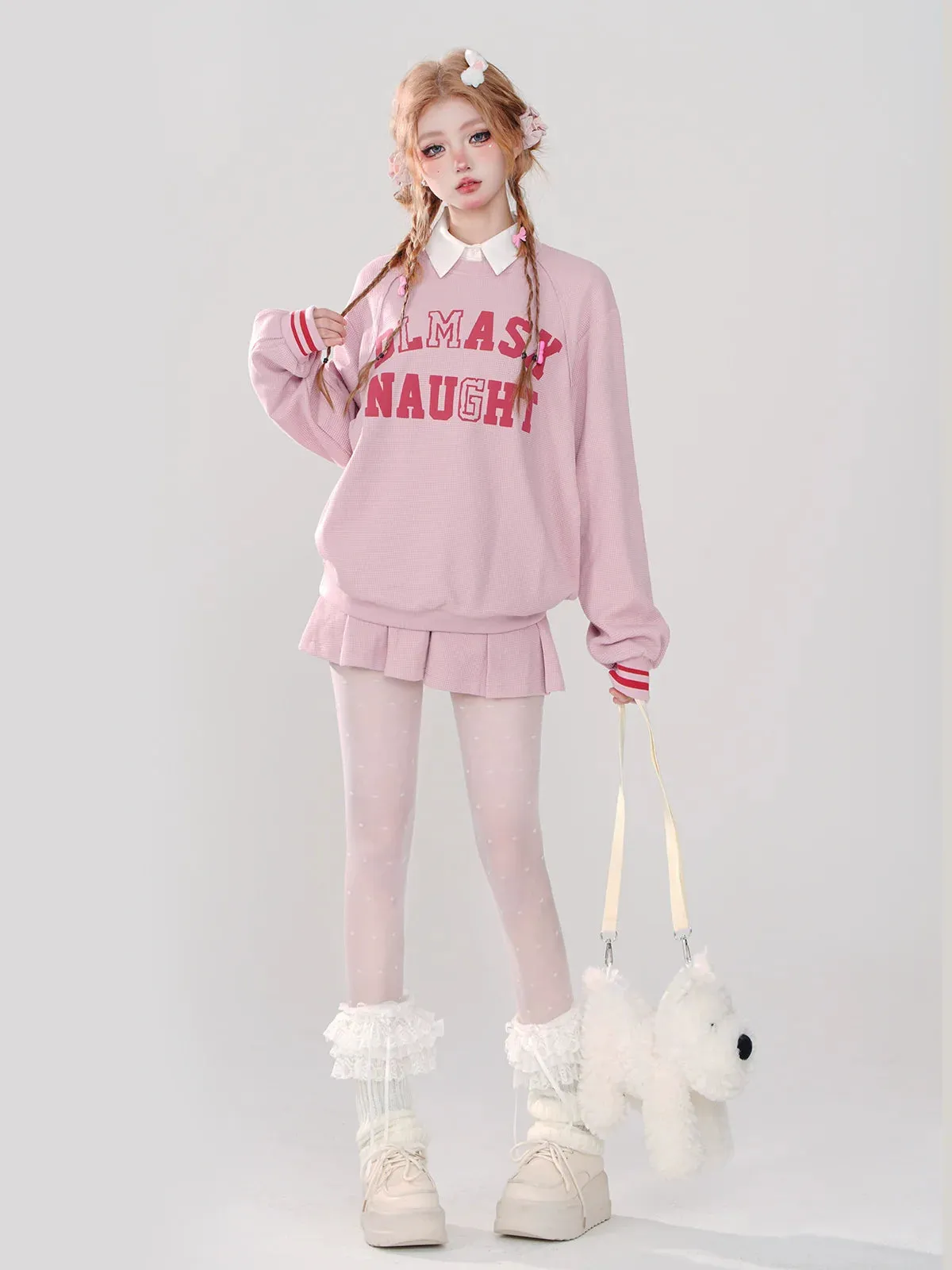 Pink Skirts Peach Sweet Style   Trainers